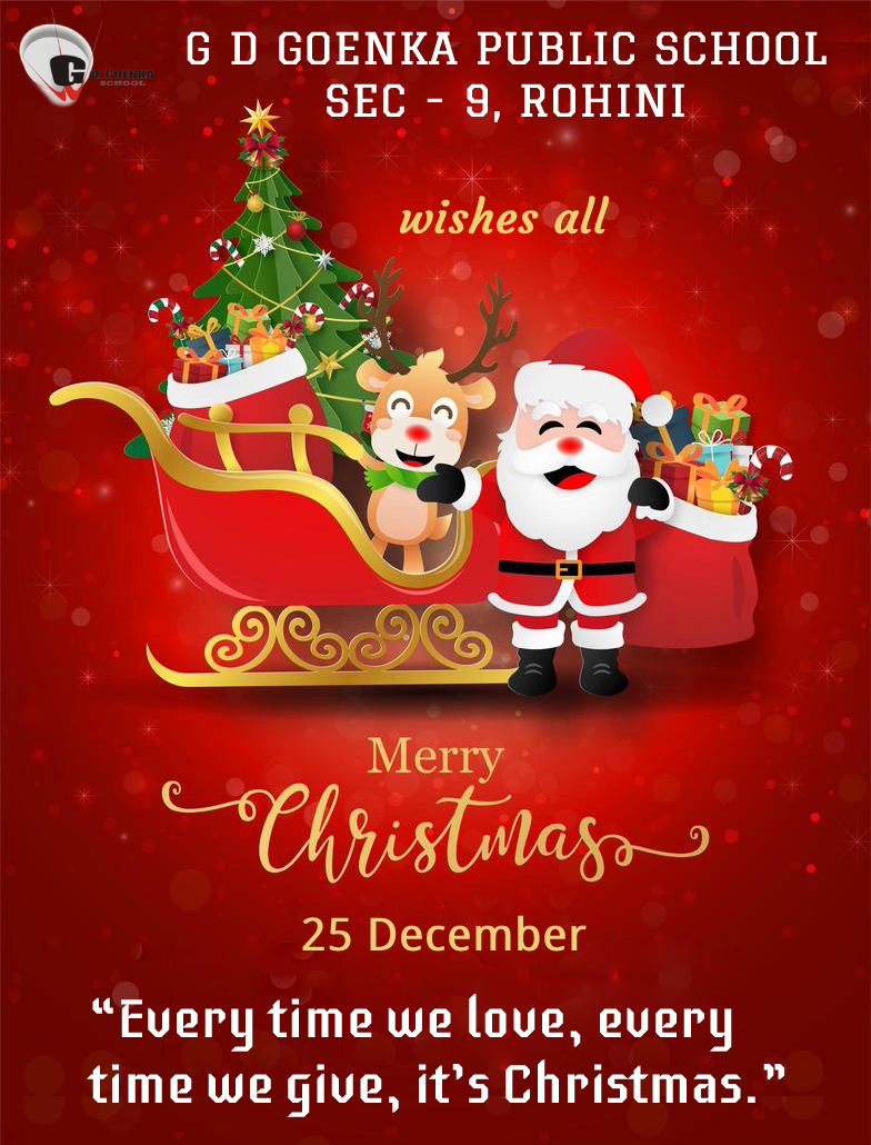 Merry Christmas - GD Goenka Rohini